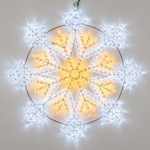 Фигура светодиодная ARD-SNOWFLAKE-M12-900x900-576LED White/Warm (230V, 36W) (Ardecoled, IP65, 1 год)