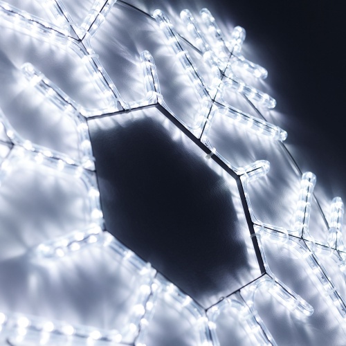 Фигура светодиодная ARD-SNOWFLAKE-M10-1000x900-504LED White (230V, 31W) (Ardecoled, IP65, 1 год)