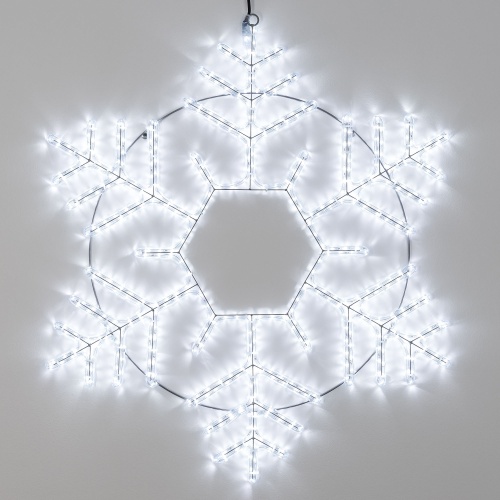 Фигура светодиодная ARD-SNOWFLAKE-M10-1000x900-504LED White (230V, 31W) (Ardecoled, IP65, 1 год)