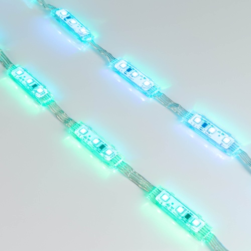 Модуль управляемый DMX-B3 12V RGB (0.72W, IP68, 140 deg) (Arlight, Пластик, 3 года)