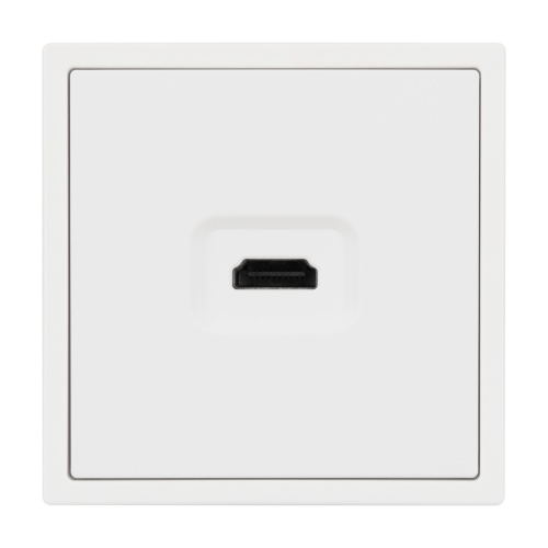 Механизм HDMI розетки SCT-NOBE-MHD1-SFPL-WH (Arlight, Белый кварц)