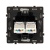 Механизм сдвоенной компьютерной розетки SCT-NOBE-MPC2-SFPL-IS (RJ-45, CAT6) (Arlight, Никель)