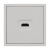 Механизм HDMI розетки SCT-NOBE-MHD1-SFPL-IS (Arlight, Никель) Механизм HDMI розетки SCT-NOBE-MHD1-SFPL-IS (Arlight, Никель)