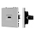 Механизм HDMI розетки SCT-NOBE-MHD1-SFPL-IS (Arlight, Никель)