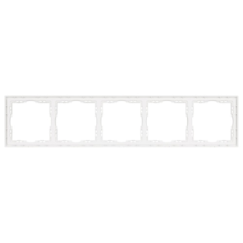 Рамка пластиковая FRM-NOBE-SFPL-5-IS (Arlight, Никель)