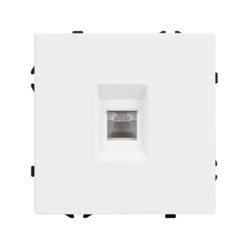 Механизм телефонной розетки SCT-NOBE-MTL1-SFPL-WH (RJ-11, 4C) (Arlight, Белый кварц)