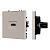 Механизм HDMI розетки SCT-NOBE-MHD1-SFPL-CA (Arlight, Кашемир)