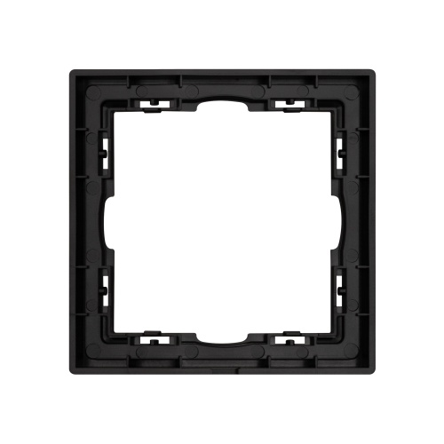 Рамка пластиковая FRM-NOBE-SFPL-1-BK (Arlight, Черный оникс)