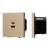 Механизм розетки с быстрой USB зарядкой SCT-NOBE-MUAC-SFPL-FC-GD (65W, QC3) (Arlight, Золотой песок)