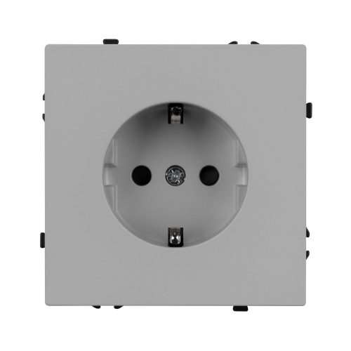 Механизм электрической розетки SCT-NOBE-MEU1-SFPL-IS (230V, 16A) (Arlight, Никель)