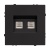 Механизм сдвоенной компьютерной розетки SCT-NOBE-MPC2-SFPL-BK (RJ-45, CAT6) (Arlight, Черный оникс) Механизм сдвоенной компьютерной розетки SCT-NOBE-MPC2-SFPL-BK (RJ-45, CAT6) (Arlight, Черный оникс)