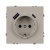 Механизм розетки с USB зарядкой SCT-NOBE-MUAC-SFPL-CA (230V, 16A) (Arlight, Кашемир)