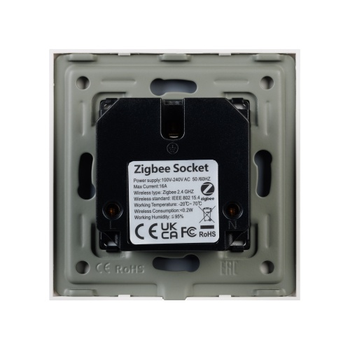 Розетка электрическая с Zigbee управлением SCT-OMALI-EUZB1-PL-WH (240V, 16A, Zigbee) (Arlight, -)