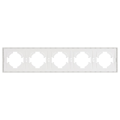 Рамка пластиковая FRM-TENDO-SFPL-5-WH (Arlight, Матовый белый)