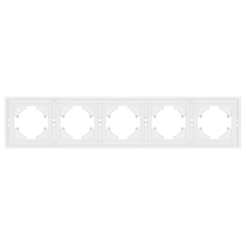 Рамка пластиковая FRM-TENDO-SFPL-5-WH (Arlight, Матовый белый)