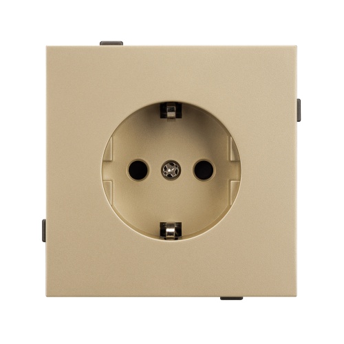 Механизм электрической розетки SCT-TENDO-MEU1-SFPL-GD (230V, 16A) (Arlight, Матовый песочный)