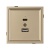 Механизм USB розетки SCT-TENDO-MUAC-SFPL-GD (5V, 3A, QC3) (Arlight, Матовый песочный) Механизм USB розетки SCT-TENDO-MUAC-SFPL-GD (5V, 3A, QC3) (Arlight, Матовый песочный)