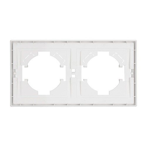 Рамка пластиковая FRM-TENDO-SFPL-2-WH (Arlight, Матовый белый)