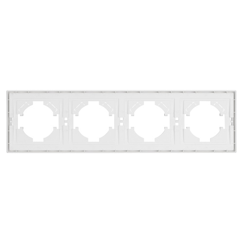 Рамка пластиковая FRM-TENDO-PL-4-WH (Arlight, Белый)