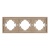 Рамка пластиковая FRM-TENDO-PL-3-GD (Arlight, Песочный) Рамка пластиковая FRM-TENDO-PL-3-GD (Arlight, Песочный)