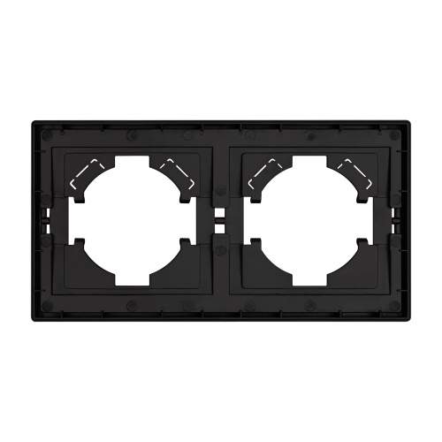 Рамка пластиковая FRM-TENDO-SFPL-2-GR (Arlight, Матовый графитовый)