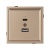 Механизм USB розетки SCT-TENDO-MUAC-PL-GD (5V, 3A, QC3) (Arlight, Песочный) Механизм USB розетки SCT-TENDO-MUAC-PL-GD (5V, 3A, QC3) (Arlight, Песочный)
