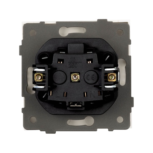 Механизм электрической розетки SCT-TENDO-MEU1-SFPL-WH (230V, 16A) (Arlight, Матовый белый)