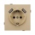 Механизм розетки с USB зарядкой SCT-TENDO-MUAA-SFPL-GD (230V, 16A) (Arlight, Матовый песочный) Механизм розетки с USB зарядкой SCT-TENDO-MUAA-SFPL-GD (230V, 16A) (Arlight, Матовый песочный)