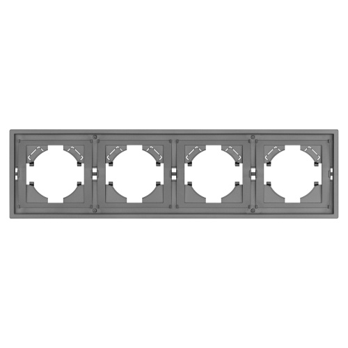 Рамка пластиковая FRM-TENDO-PL-4-GR (Arlight, Графитовый)