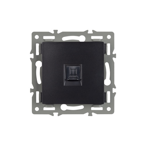 Механизм компьютерной розетки SCT-MPC1-PL-BK (RJ-45, CAT6) (Arlight, -)