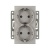 Механизм электрической розетки SCT-MEUD-PL-GR (250V, 16A) (Arlight, -) Механизм электрической розетки SCT-MEUD-PL-GR (250V, 16A) (Arlight, -)