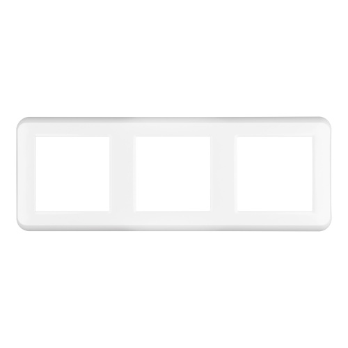 Рамка пластиковая FRM-VERSA-PL-3-WH (Arlight, -)