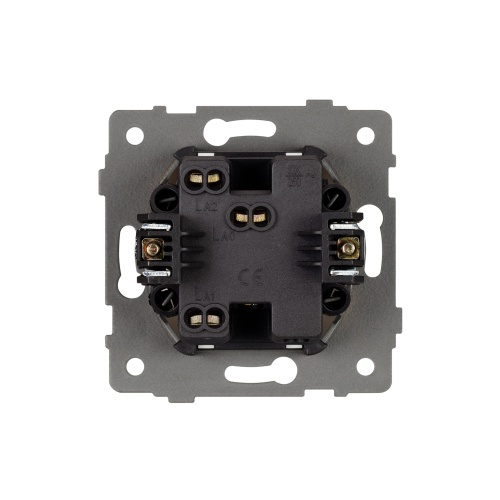 Механизм выключателя одноклавишный проходной SWT-MKP1-PL-GD-V (250V, 10A) (Arlight, -)