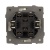 Механизм выключателя двухклавишный проходной SWT-TENDO-MKP2-PL-GD (230V, 10A) (Arlight, Песочный)