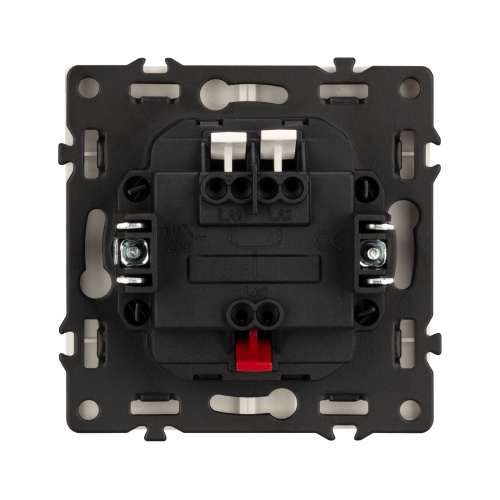 Механизм выключателя двухклавишный непроходной SWT-NOBE-MK02-SFPL-CA (230V, 10A) (Arlight, Кашемир)
