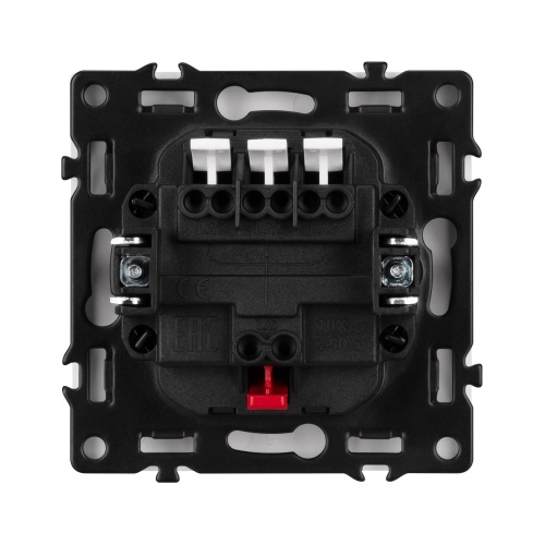 Механизм выключателя трехклавишный непроходной SWT-NOBE-MK03-SFPL-IS (230V, 10A) (Arlight, Никель)