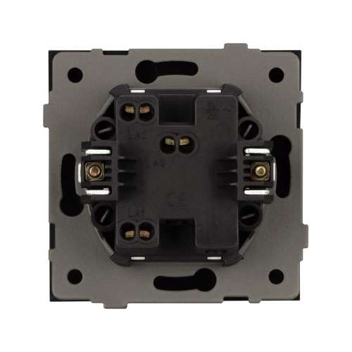 Механизм звонкового выключателя SWT-TENDO-MKR1-SFPL-GR (230V, 10A) (Arlight, Матовый графитовый)
