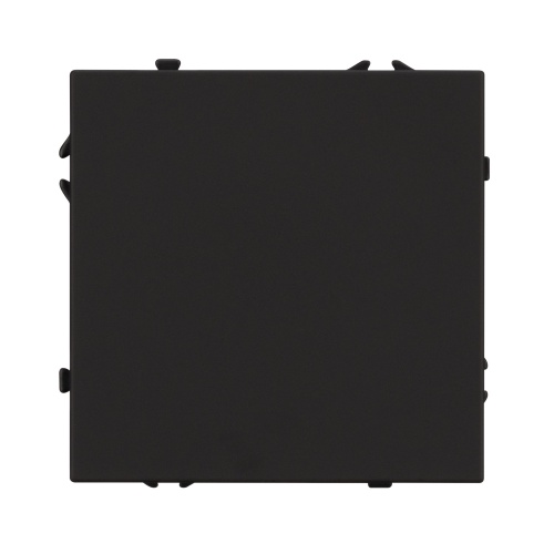 Механизм выключателя одноклавишный проходной SWT-NOBE-MKP1-SFPL-BK (230V, 10A) (Arlight, Черный оникс)