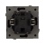 Механизм выключателя одноклавишный непроходной SWT-TENDO-MK01-PL-BK (230V, 10A) (Arlight, Черный)