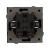 Механизм выключателя двухклавишный непроходной SWT-TENDO-MK02-SFPL-BK (230V, 10A) (Arlight, Матовый черный)