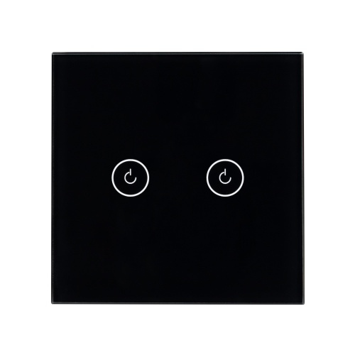 Выключатель сенсорный SWT-OMALI-S02-ZB-BK (250V, 10A, Zigbee) (Arlight, Стекло)
