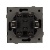 Механизм выключателя двухклавишный проходной SWT-TENDO-MKP2-SFPL-BK (230V, 10A) (Arlight, Матовый черный)