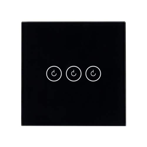 Выключатель сенсорный SWT-OMALI-S03-ZB-BK (250V, 10A, Zigbee) (Arlight, Стекло)
