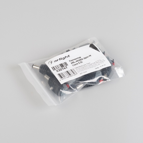 Коннектор ARL-MONO-2pin-M (Jack 5.5) (Arlight, -)