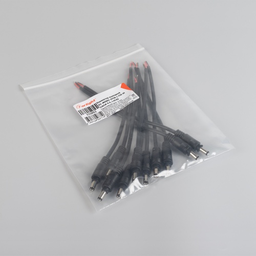 Коннектор выводной DC-MONO-2PIN-L150-M (JACK 5.5, LOCK) (Arlight, -)