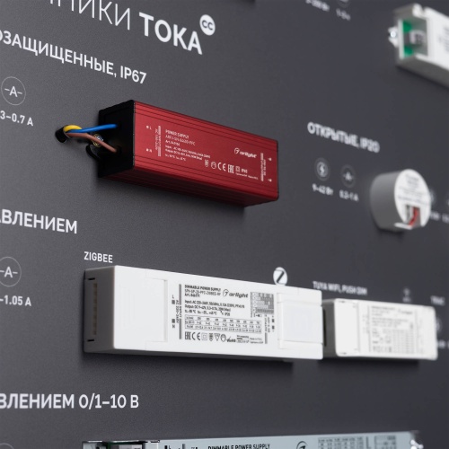 Стенд Блоки Питания ARP-E16-1760x600mm (DB 3мм, пленка) (Arlight, -)