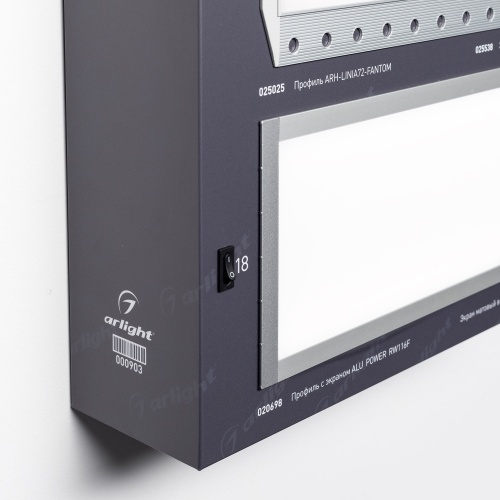 Стенд Профиль Встраиваемый LUX-E13-1760x600mm (DB 3мм, пленка, подсветка) (Arlight, -)
