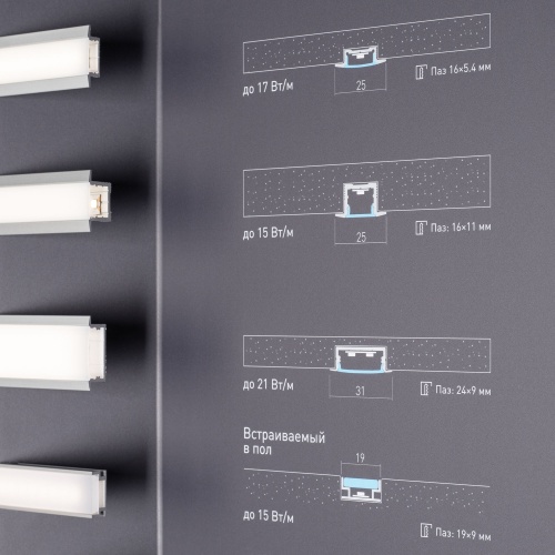 Стенд Профиль Встраиваемый LUX-E13-1760x600mm (DB 3мм, пленка, подсветка) (Arlight, -)