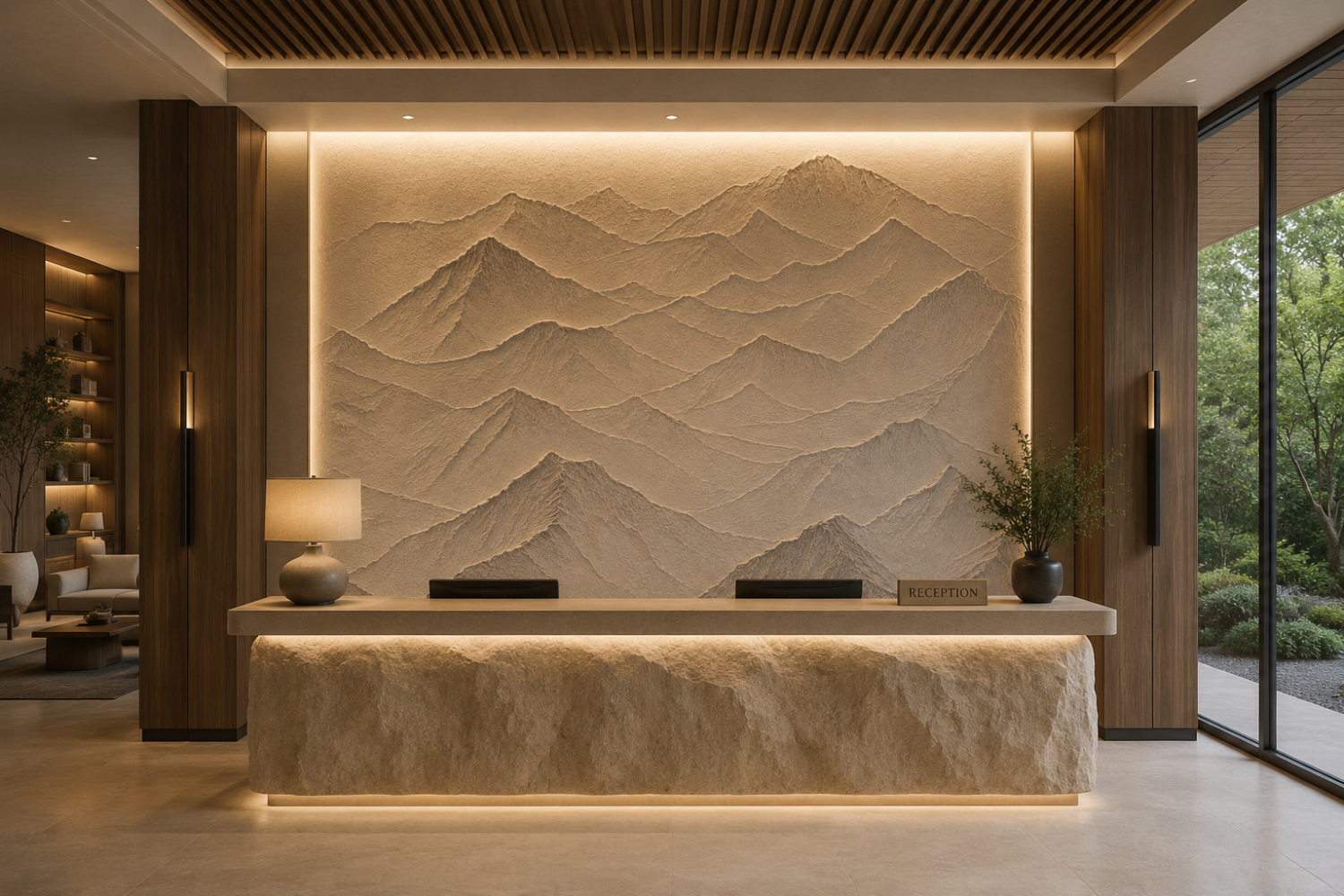 Mountain Ridge: горный хребет как элемент современного интерьера Mountain Ridge: горный хребет как элемент современного интерьера