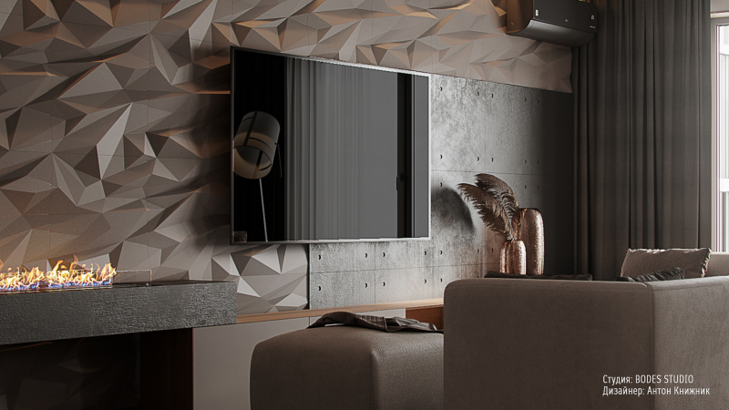 3D панели Loft — обзор и применение в интерьере